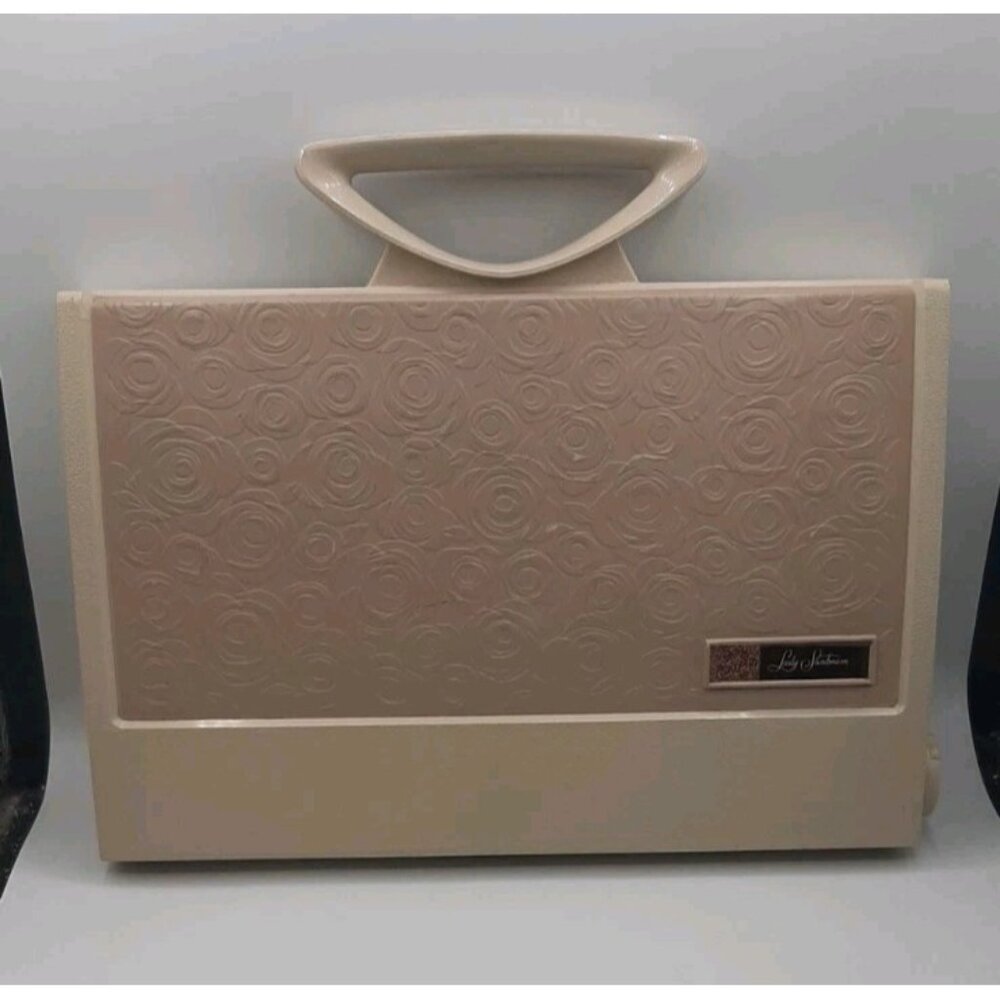 Vintage Lady Sunbeam Vista Portable Hair And Nail Dryer Blush Works Model HD-14